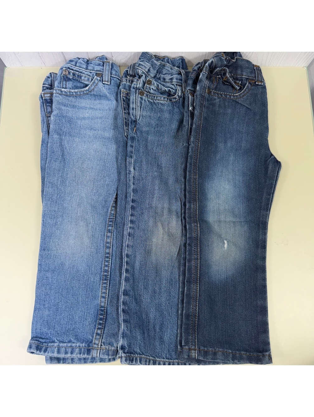 Boys 3T Jeans Lot Arizona Old Navy Wrangler 3 Pair